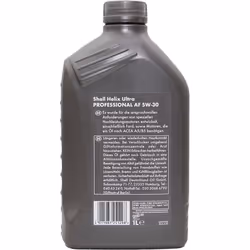 Shell Helix Ultra Prof AF 5W-30 1l Engine oil 550040660 FORD: Transit Custom V362 Van, S-Max Mk1, FIESTA 6, VOLVO: XC60 I, V60 I, V40 Hatchback
