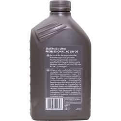 Shell Helix AG, Ultra Professional 5W-30 1l Engine oil 550040618 MAZDA: 3 Saloon, HONDA: CR-V 3, HYUNDAI: Tucson