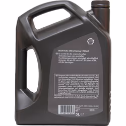 Shell Helix Ultra Racing 10W-60 5l Engine oil 550040761 ABARTH: 500 / 595 / 695 Hatchback, BMW: 1 Coupe, ALFA ROMEO: GT