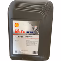 Engine oil; SHELL; Helix Ultra Professional, AP-L; 0W-20 20 Full Synthetic Oil; for TOYOTA, PEUGEOT, CITROËN, SUZUKI, HONDA