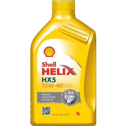 Shell Helix HX5 15W-40 1l Engine oil 550046277 VOLKSWAGEN: Golf 5, Transporter 5, Golf 4, TOYOTA: Yaris III Hatchback, Yaris II Hatchback