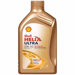 Engine oil; SHELL; Helix Ultra ECT C2/C3; 0W-30 1 Synthetic Oil; for MERCEDES-BENZ, NISSAN, AUDI, VOLKSWAGEN, FUSO (MITSUBISH ...