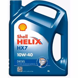 Engine oil; SHELL; Helix HX7 DIESEL; 10W-40 4 Part Synthetic Oil; for MERCEDES-BENZ, RENAULT, VOLKSWAGEN, AUDI, DACIA