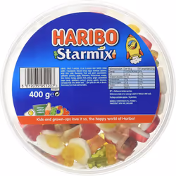 Haribo Starmix Bulk Sweets Drum 400g