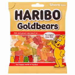 Haribo Gold Bears Sweets Bag, 175 g