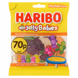 HARIBO Little Jelly Babies Bag 60g (Pack of 20)