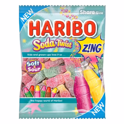 Haribo Soda Twist Zing Share Bag 160g