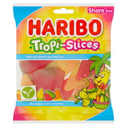 Haribo Tropi Slices 150g Vegetarian Share Size NEW