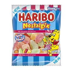 Haribo Nostalgix Sugar Coated Fruit & Cola Flavour Jelly Sweets 175g
