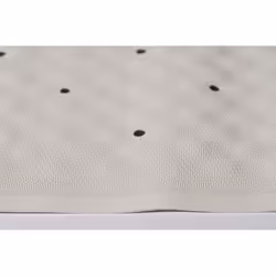 Croydex Hygiene 'N' Clean Anti-Bacterial Slip-Resistant Large Natural Rubber Suction Long Bath Mat, 37 x 90 cm, White