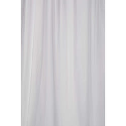 Fully Waterproof Plain White PVC Shower Curtain, 1800 x 1800mm