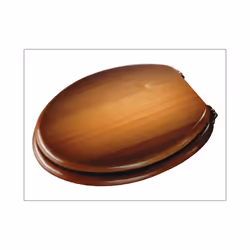 Croydex Toilet Seat Standard Antique Pine Chrome WL515041