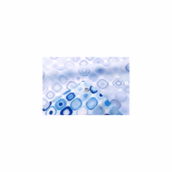 Geo Mosaic Water-Resistant Textile Shower Curtain, 1800 x 1800mm