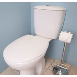 Croydex Anti-Bacterial Toilet Seat with Soft Close Hinges Made From Resilient Polypropylene, White - Additional view 4