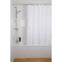 Croydex Stellar Water-Resistant Textile Shower Curtain