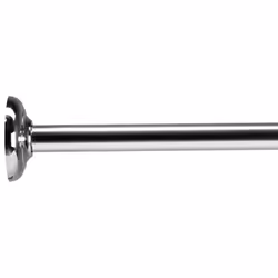 Croydex Chrome Modular Rod 4 Way To fit Circle Or Oval Bath Shower Curtain Rail