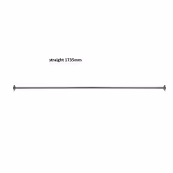 Croydex Chrome Modular Rod 4 Way To fit Circle Or Oval Bath Shower Curtain Rail