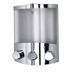 Croydex Euro Dispenser Trio Chrome  [PA661041]