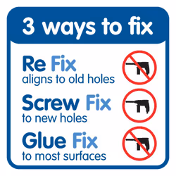 Croydex Flexi-Fix Epsom Towel Bar