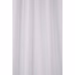 Croydex Hookless Textile White Shower Curtain, No Curtain Rings Required