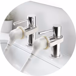 Secura Shower Head and Hose for Taps, 1750mm Hose Length, Suitable for High and Low Pressure Systems, Tap Shower Attachment, Compatible with Most