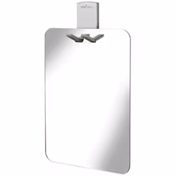 Croydex Shaving Shower Mirror, Acrylic, 202mm x 153mm x 2mm
