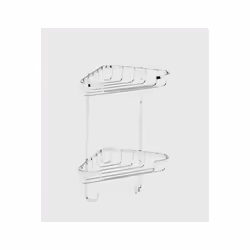Croydex 2 Tier Corner Basket Small [QM260841]