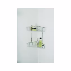 Croydex 2 Tier Corner Basket Large [QM263841]