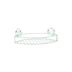 Croydex Small Storage Basket Chrome Plated Mild Steel Rust Free Stick 'N' Lock