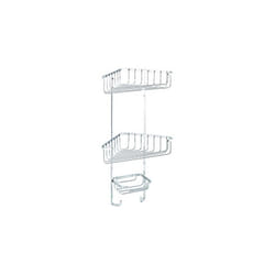 Croydex Corner Basket Three Tier 490 x 275 x 165mm [QM362841]