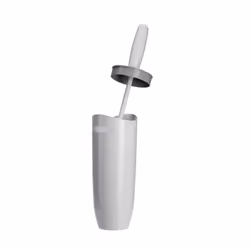 Plastic Toilet Brush White & Grey