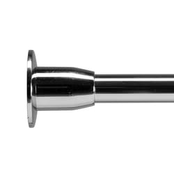 Croydex Bathroom Shower Curtain Rod Extendable Chrome Effect (L)2.52m