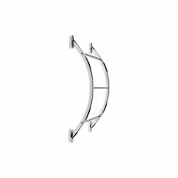 Croydex Curved Towel Rack Britannia Flexi-Fix Chrome Plated 13.5 x 51 x 57.2 cm