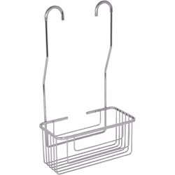 Croydex QM262941 Chrome Shower Mixer Caddy Bathroom Storage Basket, 5 Year Rust Free Guarantee , 12.5 x 25 x 44 cm