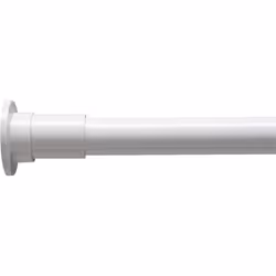 Croydex Telescopic Shower Curtain Rod Stick N Lock White Aluminium 110x183cm