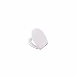WL401722H Anti-Bacterial Toilet Seat with Soft Close and Quick Release, White, One Size