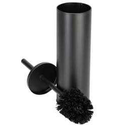 Toilet Brush and Holder Free Standing Matt Black Bathroom Luxury Accessory