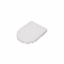 Croydex Hilier Stick 'n' Lock Soft Close D-Shape Family Toilet Seat White - WL112322H