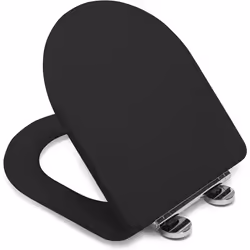 Croydex WL610321H Iseo Toilet Seat, Matt Black