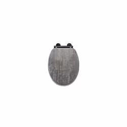 WL602131H Kirkstone Cumbrian Slate Effect Flexi-Fix Toilet Seat, Soft Close, Quick Release