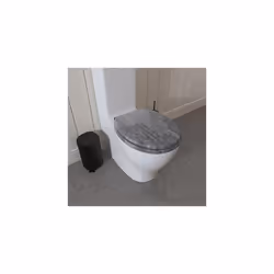 WL602131H Kirkstone Cumbrian Slate Effect Flexi-Fix Toilet Seat, Soft Close, Quick Release