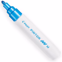 Pilot Pintor Permanent Marker Pens Medium - 8 Pack - Berry