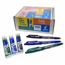 Pilot Frixion Ball Medium Tip Pens Classpack Assorted (Pack 72) - 5012