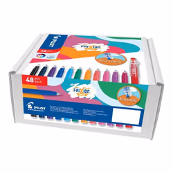 Pilot Frixion Ball Stick Pens Classpack Assorted (Pack 48) - 501205206