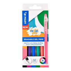Pilot FRIXION BALL STICK WLT AST PK6