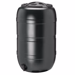 Strata Products Ltd Ward GN325 210L Water Butt including Tap and Lockable Lid - Green/black