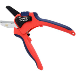 Spear & Jackson Razorsharp - Medium Carbon Steel SK5 Anvil Secateurs - Red/Navy