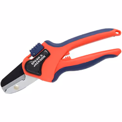 Spear & Jackson Razorsharp - Medium Carbon Steel SK5 Anvil Secateurs - Red/Navy