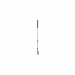 4060NB09 Elements Long Handled Weed Fork Brown wooden handle with bronze head 124 x 8 x 45 cm