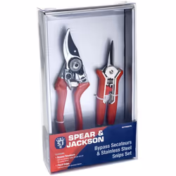 Spear & Jackson Secateurs and Snips Set - Ideal for Pruning & Cutting, Twin Set
